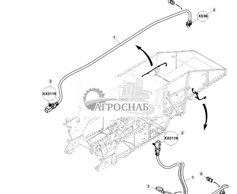 Жгут проводов соломоразбрасывателя - ST828134 97.jpg